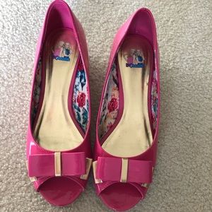 Pink Liv and Maddie wedges